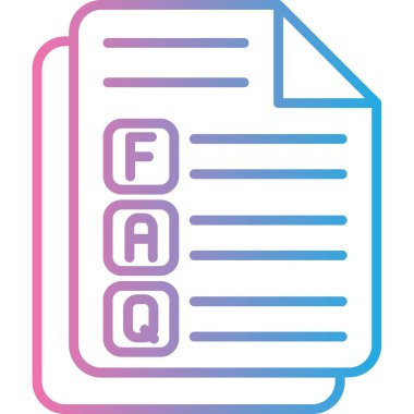 Belge simgesinin vektör illüstrasyonu