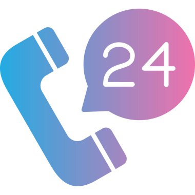 çağrı merkezi simgesi, vektör illüstrasyonu