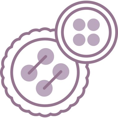 Bakteriler. Web simgesi basit illüstrasyon