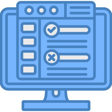 Pano. Web simgesi basit illüstrasyon