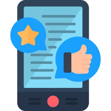 küçük başparmaklı akıllı telefon simgesi