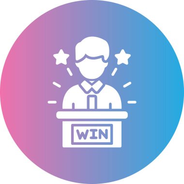 Takım elbiseli, kurdeleli ve tacı olan bir adamın vektör çizimi