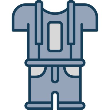 Spor salonu. Web simgesi basit illüstrasyon