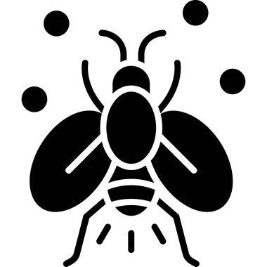 hata böceği simgesi ana hatlar biçiminde