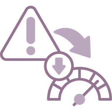 Uyarı. Web simgesi basit illüstrasyon