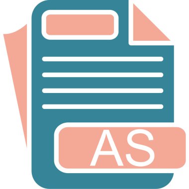 dosya biçimi simgesi, vektör illüstrasyonu