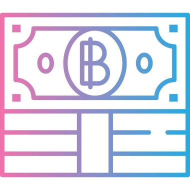 para birimi simgesi vektör çizim