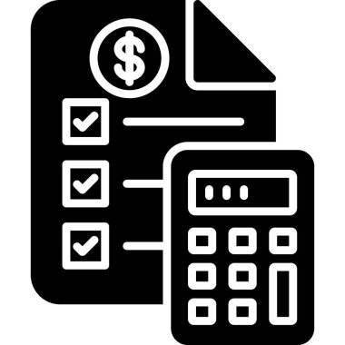 Ödeme simgesi, vektör illüstrasyonu