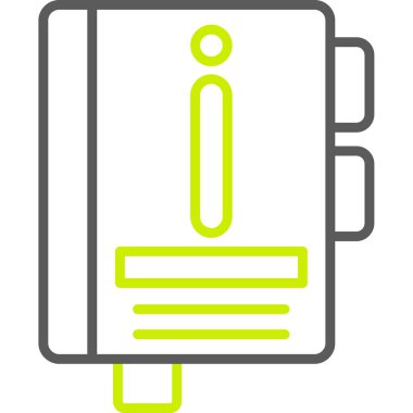 kitap simgesi vektör illüstrasyonu