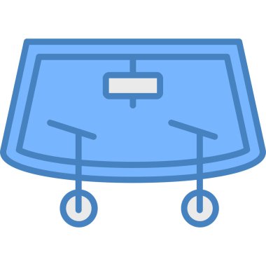 Modern b 'nin vektör illüstrasyonu eksik simgesi