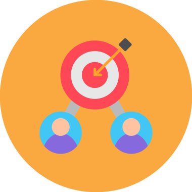 Hedef. Web simgesi çizimi tasarımı