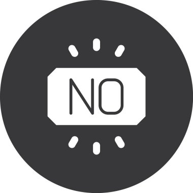 Kolayca değiştirilebilen veya düzenlenebilen izole edilmiş vektör simgesi değil