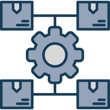 dişli ayarları. Web vektörü basit illüstrasyon