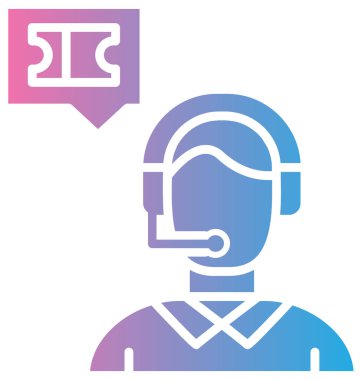 Müşteri servisi. Basit resimleme