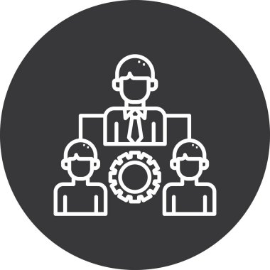 İnsan simgesinin vektör illüstrasyonu