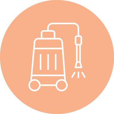 Elektrikli süpürge. Basit simge