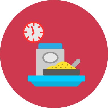 yemek ve yemek pişirmek için düz simge