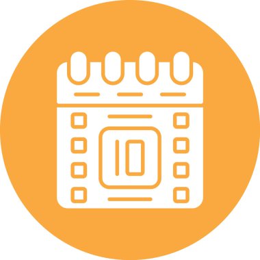 Takvim simgesi. Basit resimleme