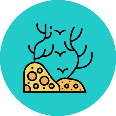 Bir ağacın vektör illüstrasyonu