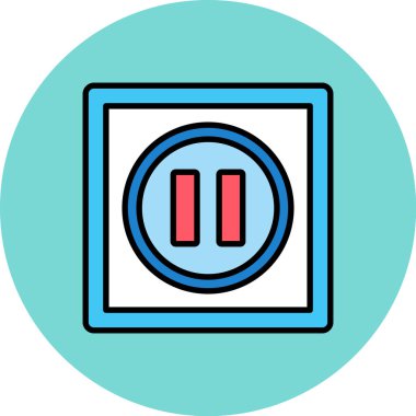 cd simge vektör illüstrasyonu