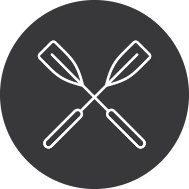 çapraz çatal vektör çizgisi simgesi