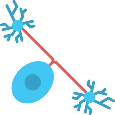 Virüs simgesi, düz vektör
