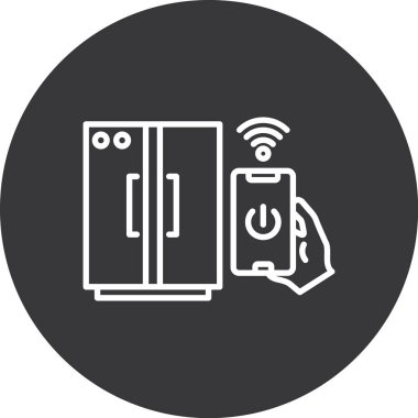 akıllı telefon ve pil ikonu vektör tasarımı