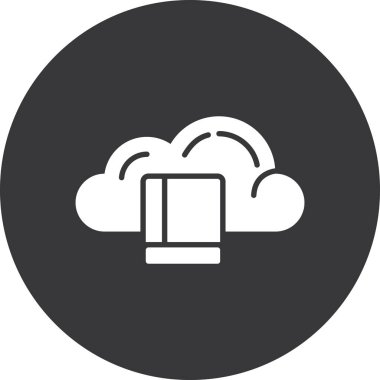 bulut depolama vektörü simgesi