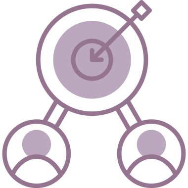 iş ve finans ikonu vektör illüstrasyonu