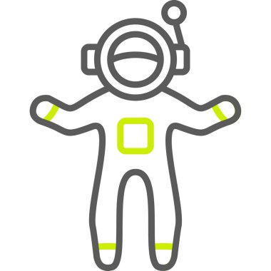 Modern insan simgesinin vektör illüstrasyonu