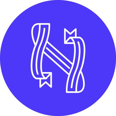 Bir burç simgesinin vektör simgesi