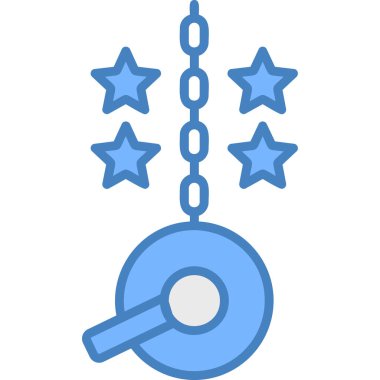 Noel balosu oyuncağı simgesi - taslak biçimi