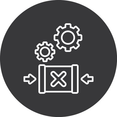 Modern eğitim ikonunun vektör illüstrasyonu