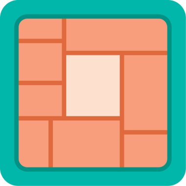 bina evi simgesi düz stil