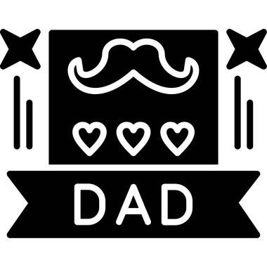 - Baba? Web simgesi basit illüstrasyon