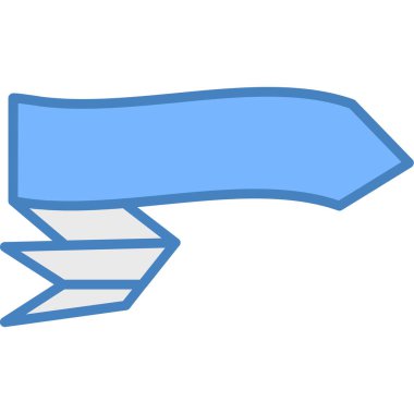 Kurdele simgesi, vektör illüstrasyonu