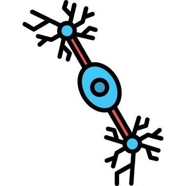 Çizgi film karalama simgesinin vektör çizimi