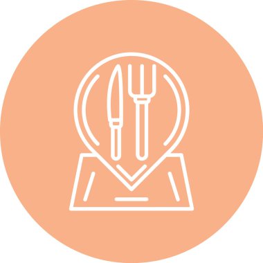 Gıda simgesinin vektör illüstrasyonu