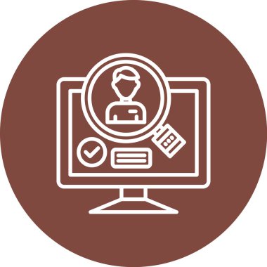 seo modern simgesinin vektör illüstrasyonu