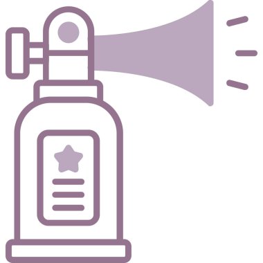 Megafon. Web simgesi basit illüstrasyon