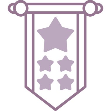 Yıldızlar. Web simgesi basit illüstrasyon