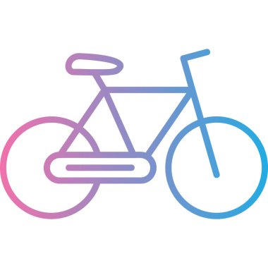 Bisiklet. Web simgesi basit illüstrasyon