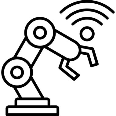 Robot kol robot simgesi