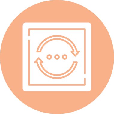 seo modern simgesinin vektör illüstrasyonu