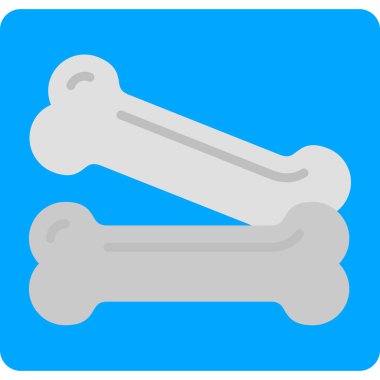 Kemik simgesi, illüstrasyon vektörü