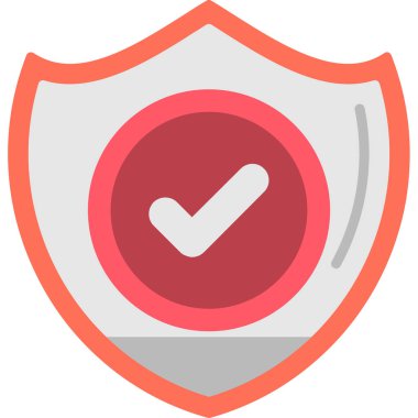 onaylanmış rozet simgesi, vektör illüstrasyonu