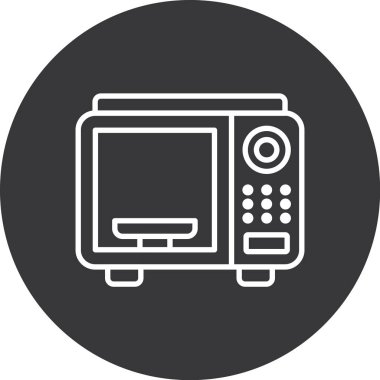 ATM 'de. Web simgesi basit illüstrasyon