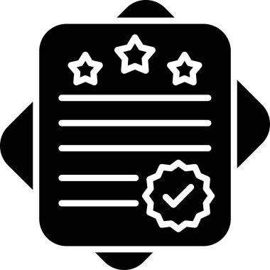 Kontrol listesi simgesi, vektör illüstrasyonu