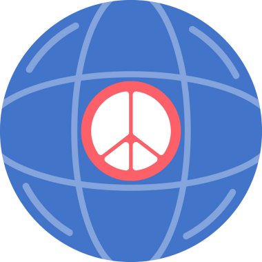 küresel simge vektör çizim