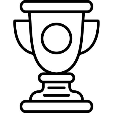 Kupa kazanan kupa ikonu. beyaz arkaplanda izole edilmiş kupa kupa vektör simgesi web tasarımı